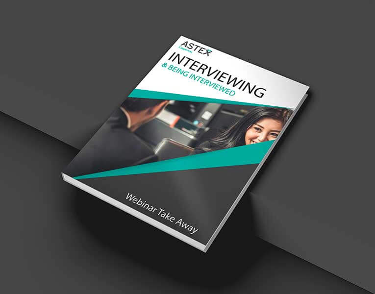 INTERVIEWING BEING INTERVIEWED take away