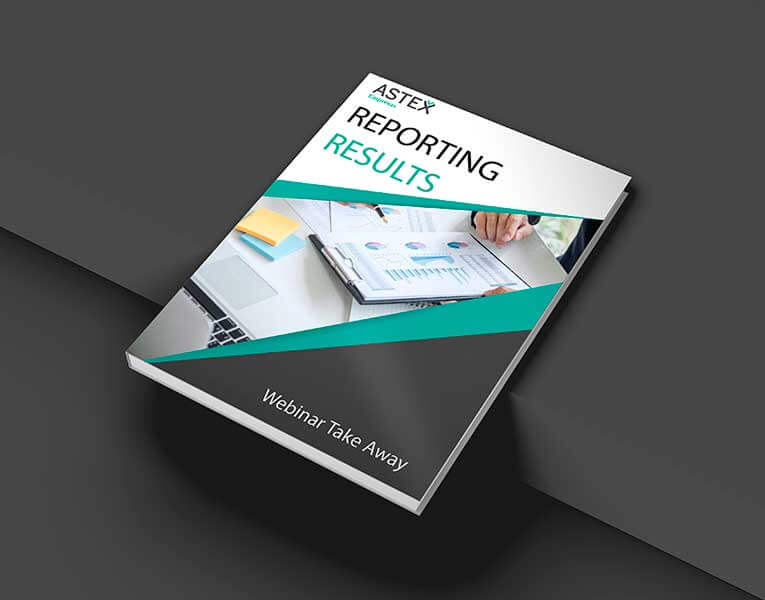 REPORTING RESULTS take away