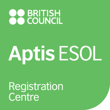 Examen Aptis 1 AptisESOL RegistrationCentre Badge